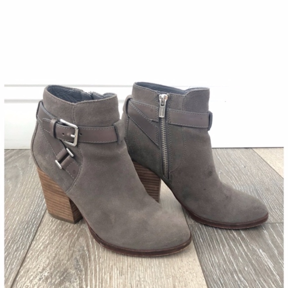 Cole Haan Grey Suede Bootie